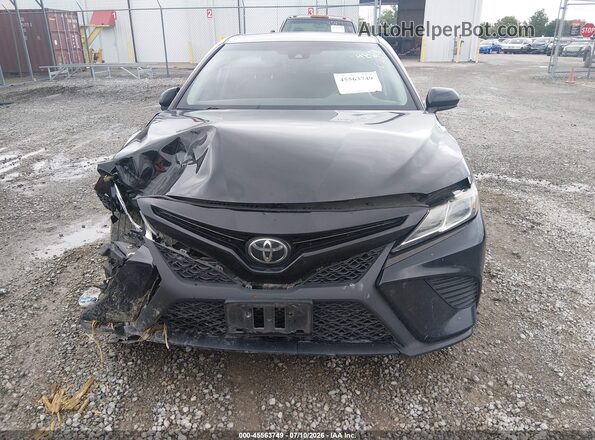 4T1B11HK6KU294853 2019 TOYOTA CAMRY Black Սարքավորումների վահանակի տեսք