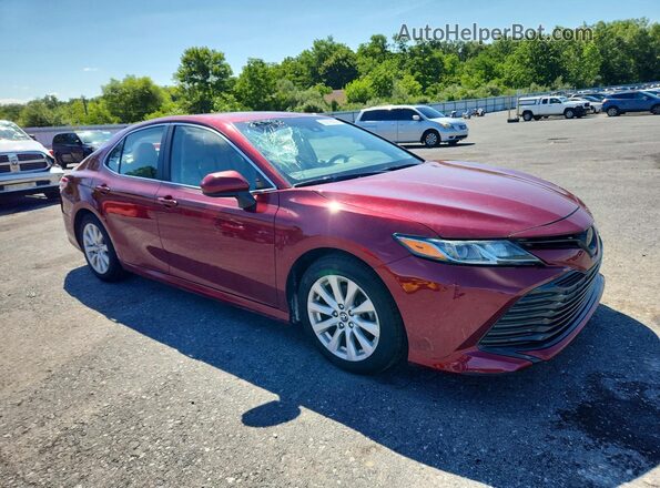 4T1B11HK7KU761035 2019 TOYOTA CAMRY Красный Передняя правая четверть