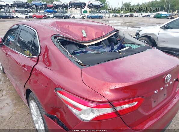 4T1B11HK9KU242553 2019 TOYOTA CAMRY Red Widok z przodu