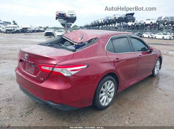 4T1B11HK9KU242553 2019 TOYOTA CAMRY Red Tył prawy