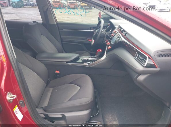 4T1B11HK9KU242553 2019 TOYOTA CAMRY Red Widok wnętrza z przodu