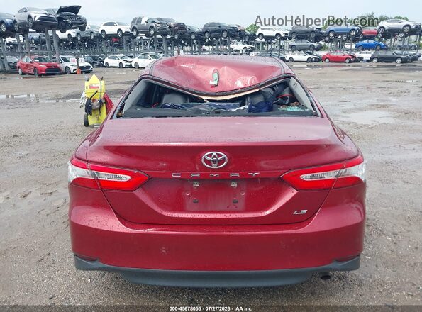 4T1B11HK9KU242553 2019 TOYOTA CAMRY Red 
