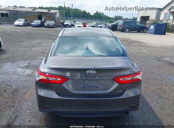 4T1B11HKXJU074372 2018 TOYOTA CAMRY Gray 