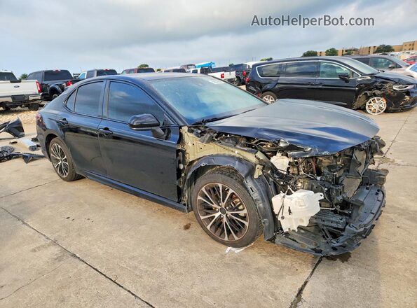 4T1B11HKXKU722357 2019 TOYOTA CAMRY Черный Передняя правая четверть