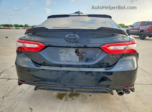 4T1B11HKXKU722357 2019 TOYOTA CAMRY Черный Вид сзади