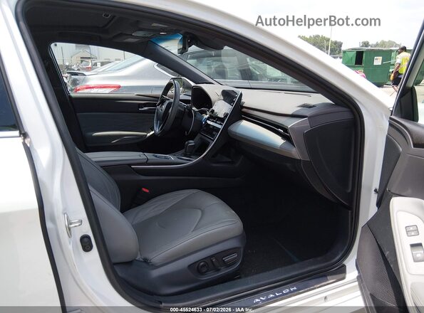 4T1B21FB3KU004259 2019 TOYOTA AVALON HYBRID White წინა სალონის ხედი