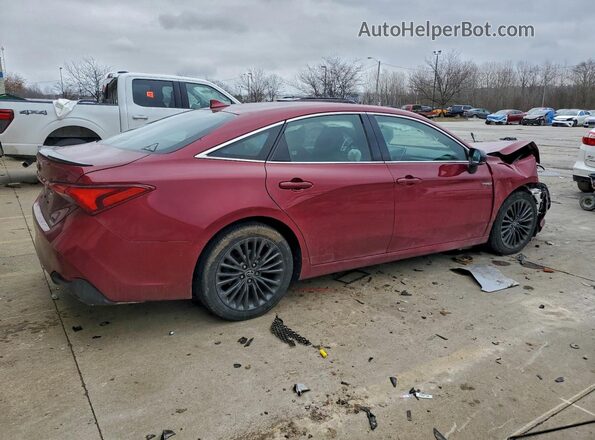 4T1B21FB6KU006166 2019 TOYOTA AVALON Burgundy Задня права чверть