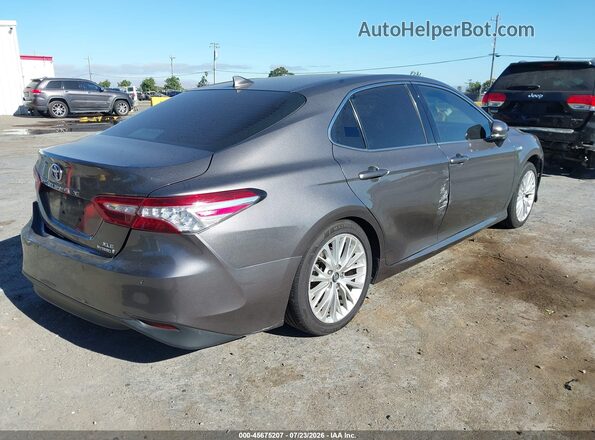 4T1B21HK1KU514929 2019 TOYOTA CAMRY HYBRID Серый Задняя правая четверть