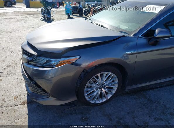 4T1B21HK1KU514929 2019 TOYOTA CAMRY HYBRID Серый 