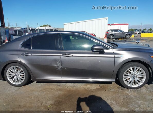 4T1B21HK1KU514929 2019 TOYOTA CAMRY HYBRID Серый 