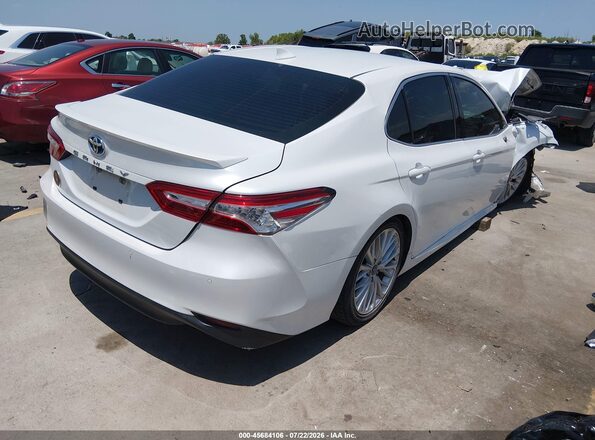 4T1B21HK4KU511166 2019 TOYOTA CAMRY HYBRID Белый Задняя правая четверть