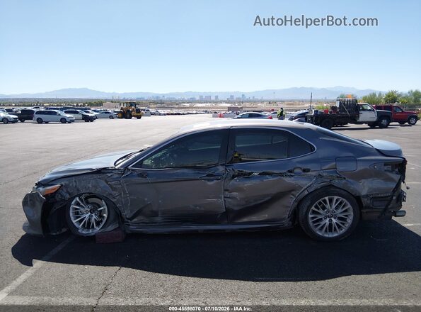 4T1B21HK4KU514004 2019 TOYOTA CAMRY HYBRID Gray 