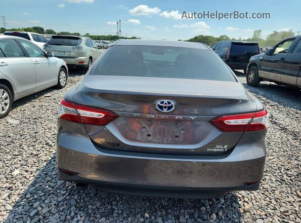 4T1B21HK5JU502880 2018 TOYOTA CAMRY Серый Вид сзади