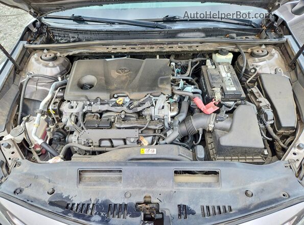 4T1B61HK2JU010344 2018 TOYOTA CAMRY Серый Вид задней части салона