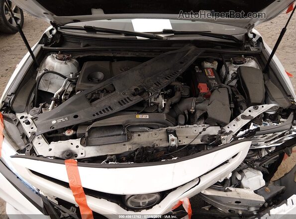 4T1B61HK2JU049189 2018 TOYOTA CAMRY White Widok z tyłu