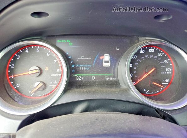 4T1B61HK6JU080803 2018 TOYOTA CAMRY Серый Вид щитка приборов