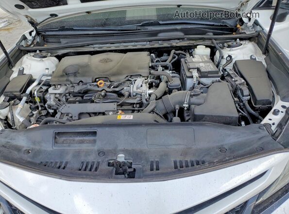 4T1B61HK8KU223008 2019 TOYOTA CAMRY White Widok wnętrza z tyłu