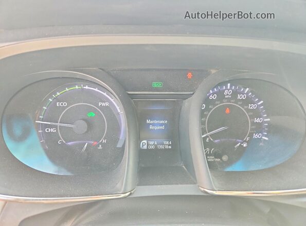4T1BD1EB0GU049520 2016 TOYOTA AVALON Silver Instrument cluster view