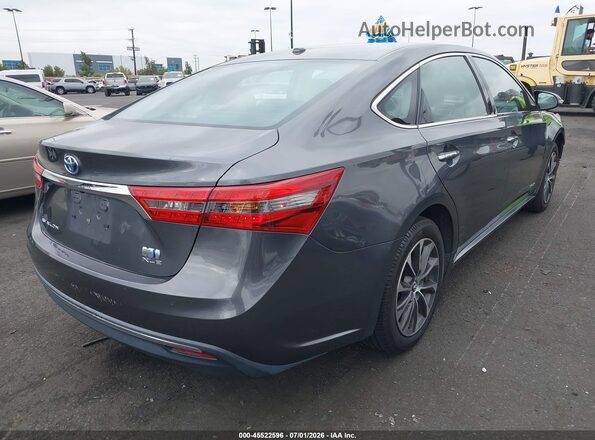 4T1BD1EB0JU063392 2018 TOYOTA AVALON HYBRID Gray Հետևի աջ