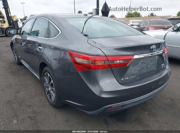 4T1BD1EB0JU063392 2018 TOYOTA AVALON HYBRID Gray Հետևի ձախ
