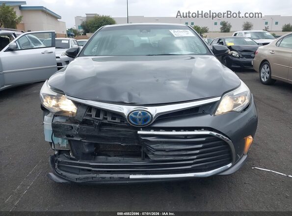4T1BD1EB0JU063392 2018 TOYOTA AVALON HYBRID Gray Սարքավորումների վահանակի տեսք