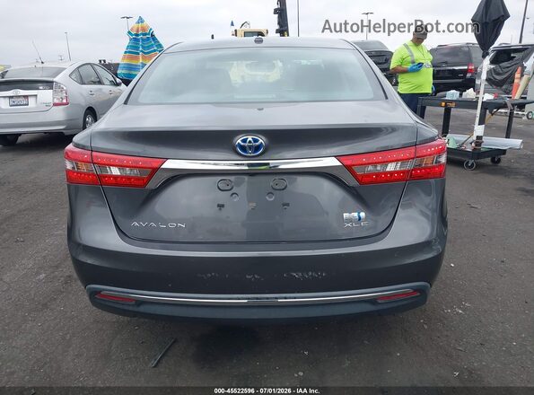 4T1BD1EB0JU063392 2018 TOYOTA AVALON HYBRID Gray 