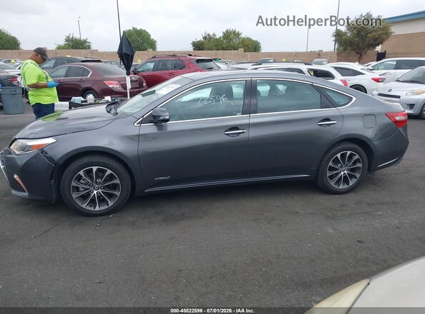 4T1BD1EB0JU063392 2018 TOYOTA AVALON HYBRID Gray Սալոնի 360 աստիճան տեսք