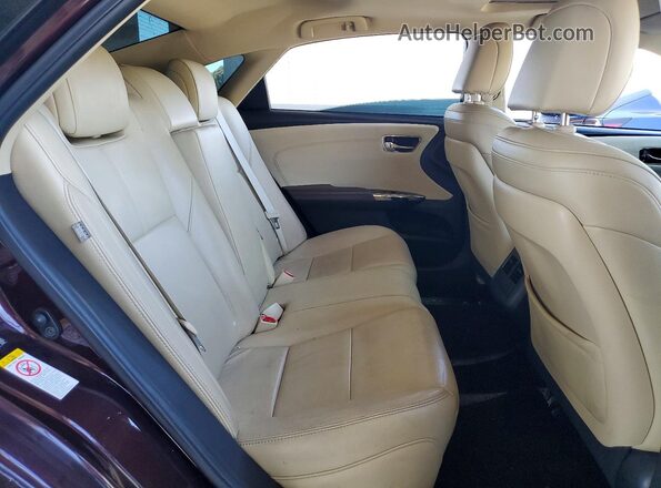 4T1BD1EB3GU052685 2016 TOYOTA AVALON Purple Rear seats view