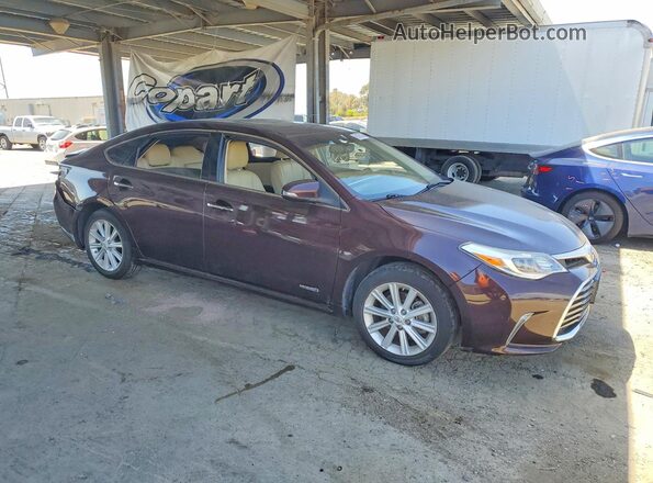 4T1BD1EB3GU052685 2016 TOYOTA AVALON Purple Front right