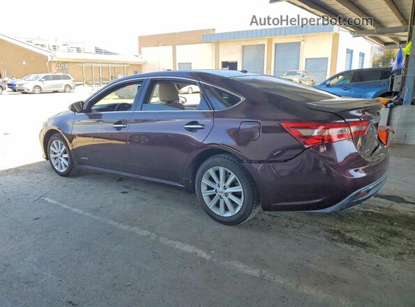 4T1BD1EB3GU052685 2016 TOYOTA AVALON Purple Rear left