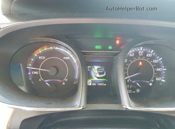 4T1BD1EB3GU052685 2016 TOYOTA AVALON Purple Instrument cluster view