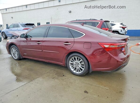 4T1BD1EB4GU051366 2016 TOYOTA AVALON Maroon Rear left