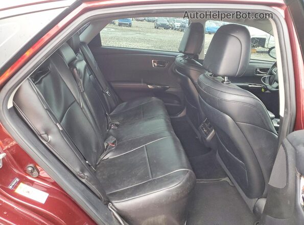 4T1BD1EB4GU051366 2016 TOYOTA AVALON Maroon Rear seats view