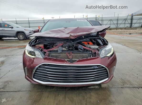 4T1BD1EB4GU051366 2016 TOYOTA AVALON Maroon Front view