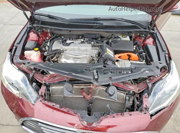 4T1BD1EB4GU051366 2016 TOYOTA AVALON Maroon Rear interior view