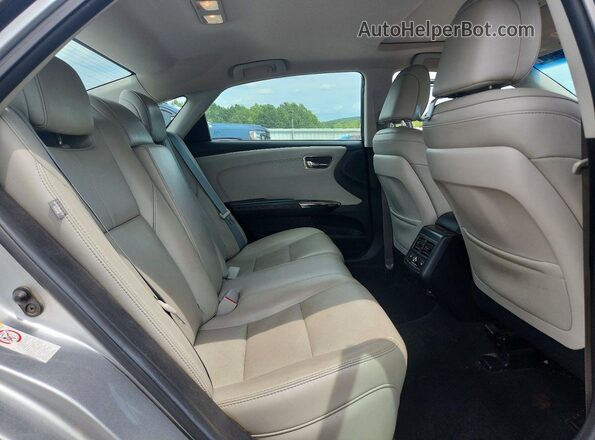 4T1BD1EB5GU050159 2016 TOYOTA AVALON Silver უკანა სავარძლების ხედი