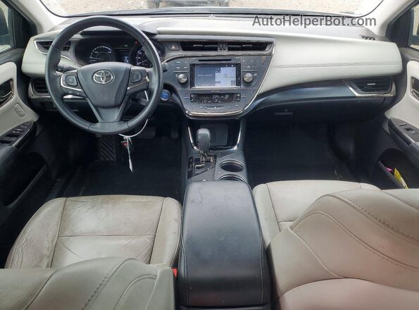 4T1BD1EB8GU052598 2016 TOYOTA AVALON Серебряный Вид панели приборов