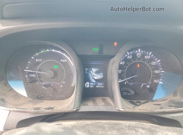 4T1BD1EB8GU052598 2016 TOYOTA AVALON Серебряный Вид щитка приборов