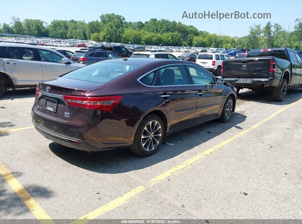 4T1BD1EB9GU056031 2016 TOYOTA AVALON HYBRID Maroon Tył prawy