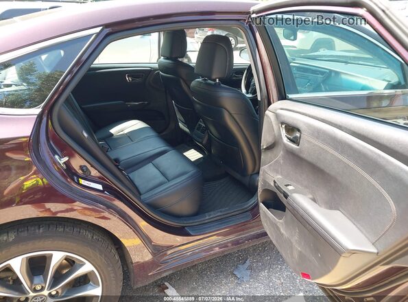 4T1BD1EB9GU056031 2016 TOYOTA AVALON HYBRID Maroon Widok naklejki z numerem VIN