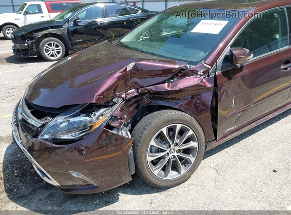 4T1BD1EB9GU056031 2016 TOYOTA AVALON HYBRID Maroon Widok z przodu