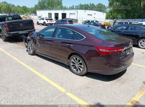 4T1BD1EB9GU056031 2016 TOYOTA AVALON HYBRID Maroon Tył lewy