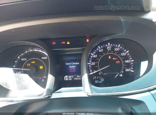 4T1BD1EB9GU056031 2016 TOYOTA AVALON HYBRID Maroon Widok tylnych siedzeń