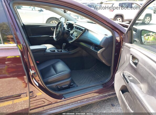 4T1BD1EB9GU056031 2016 TOYOTA AVALON HYBRID Maroon Widok wnętrza z przodu