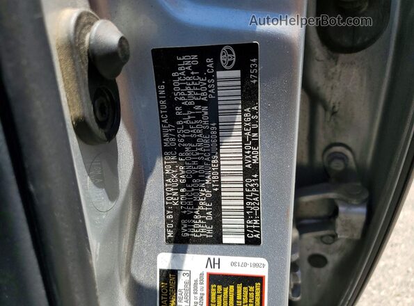 4T1BD1EB9JU060894 2018 TOYOTA AVALON Silver Widok komory silnika