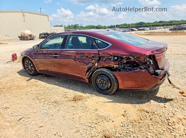 4T1BD1EBXGU051503 2016 TOYOTA AVALON Burgundy Հետևի ձախ
