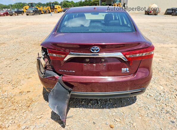 4T1BD1EBXGU051503 2016 TOYOTA AVALON Burgundy Հետևի տեսք