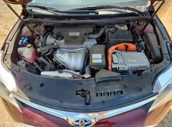 4T1BD1EBXGU051503 2016 TOYOTA AVALON Burgundy Սալոնի հետևի տեսք