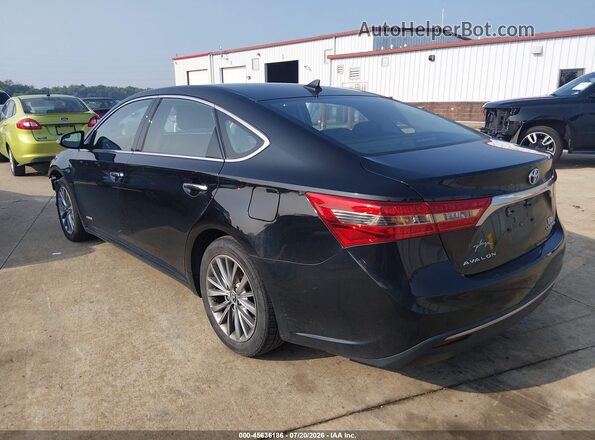 4T1BD1EBXGU056653 2016 TOYOTA AVALON HYBRID Black Հետևի ձախ