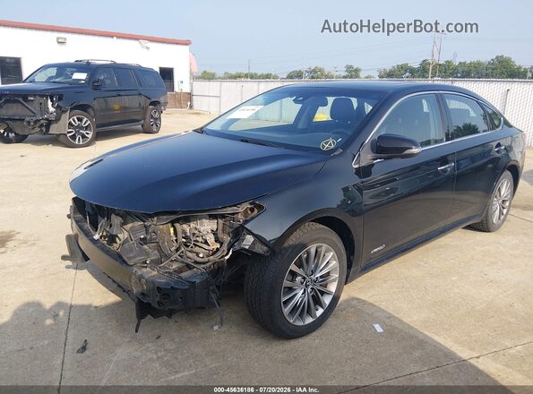 4T1BD1EBXGU056653 2016 TOYOTA AVALON HYBRID Black Առջևի ձախ երեք քառորդ տեսարան